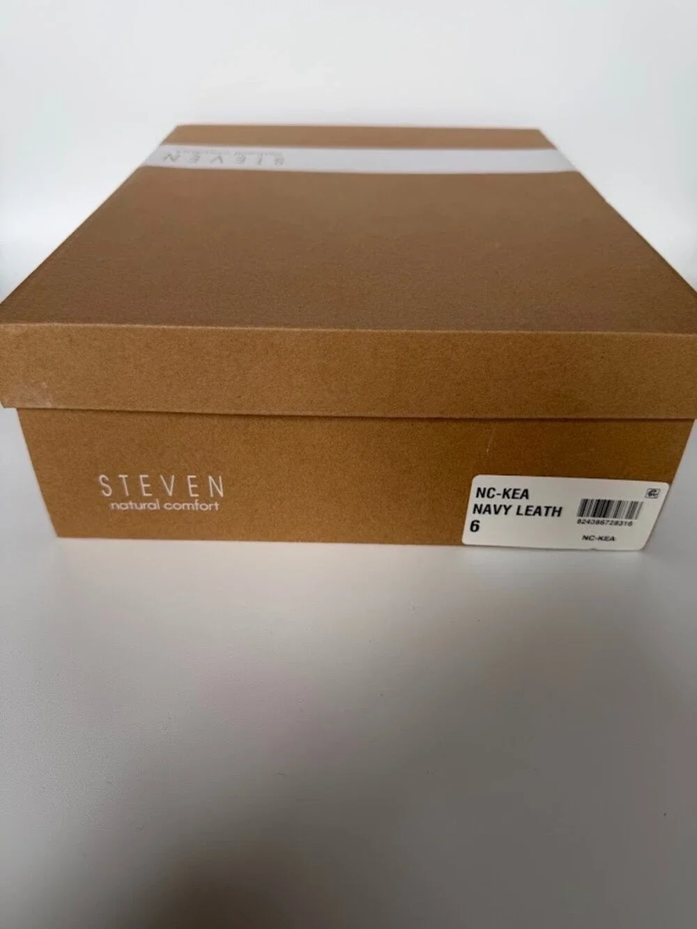 Steven Natural Comfort Kea Navy Leather Platform Wedge Sandals NC-KEA Size 6